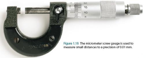 micrometer has two scales: Main scale on the sleeve Circular scale on the thimble