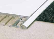 5-30 mm Schlüter -RENO-ETK Schlüter -RENO-ETK is a profile that provides a smooth transition between tiled surfaces and lower adjacent floor coverings, such as carpet or other materials.