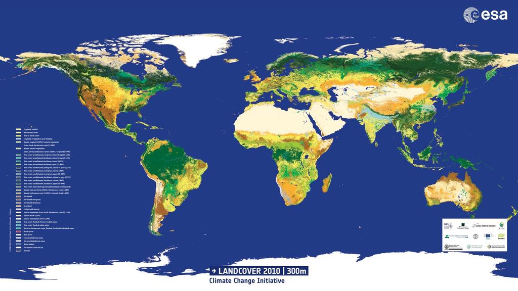 World Land Cover 2010 http://cdn.phys.