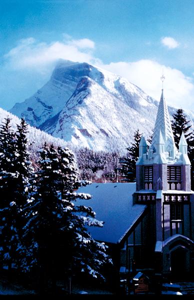 Tourist towns, such as Banff and Jasper, offer tourists a view