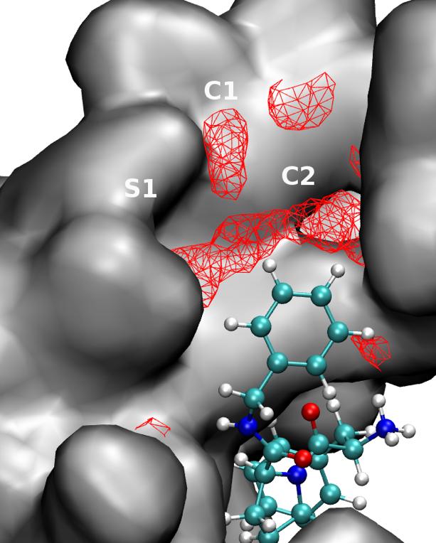 Thrombin S1 pocket: water inflow Captured successfully by TIES 1 Bhati, Wan, Wright & Coveney,