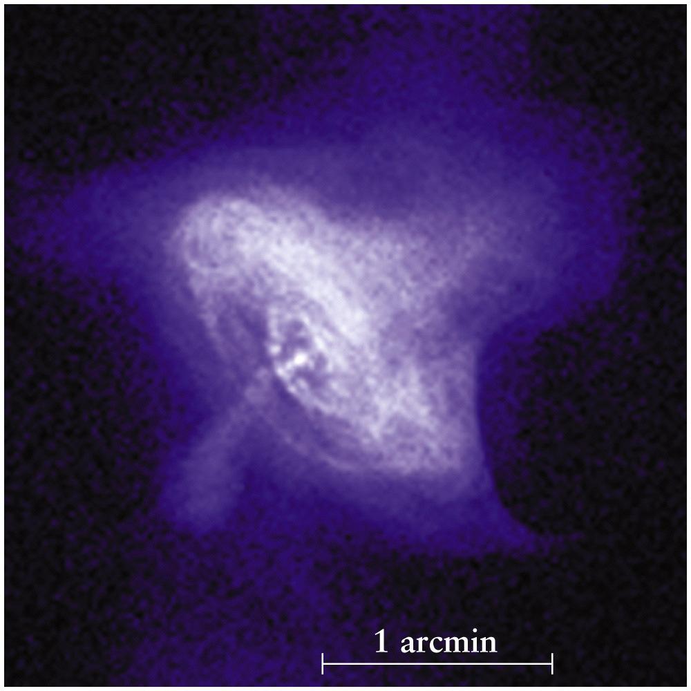 Crab pulsar Observable in X-ray R = 10 km = 0.