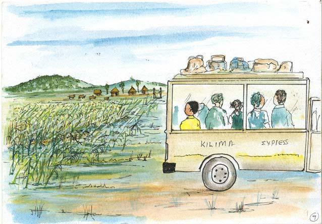 As they sped towards Grandma s village, he was able to now see the huts that formed homesteads in Pacho village. Safari felt a sigh of relief, his dream was just about to come to true.