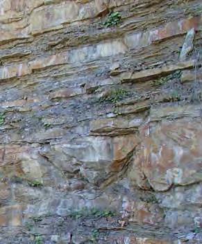 Sandstone architecture and facies in producing fields (lateral and vertical