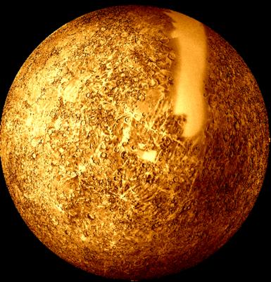 Mercury - Overview Closest planet to the Sun: a=0.4au Only a little bigger than the Moon Property Mercury Earth Radius 2430 km 6378 km Mass 3.