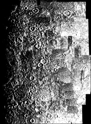 Surface of Mercury Similar to Moon Lots of impact craters Surface is very old No plate tectonics Craters flatter & have thinner ejecta rims than lunar