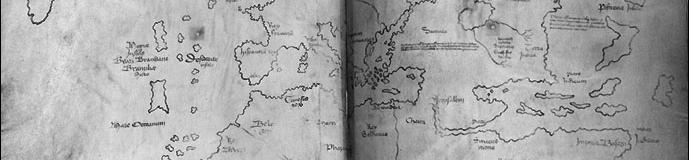 The oldest map showing North