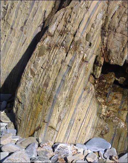 2. Principle of Original Horizontality Sedimentary rocks are deposited in layers parallel to Earth s surface.
