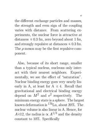 Nuclear density is a constant.