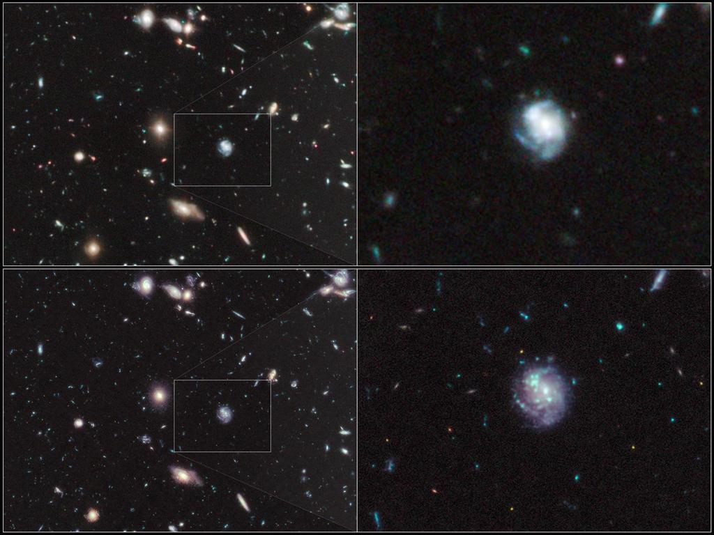 The Hubble UDF/IR (F105W, F125W, F160W) Simulated JWST NIRCam the Universe s first stars