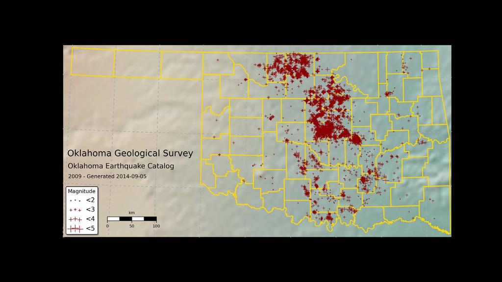 Most Oklahoma Faults Appear to be Near Critical Stress Levels Oklahoma Earthquakes
