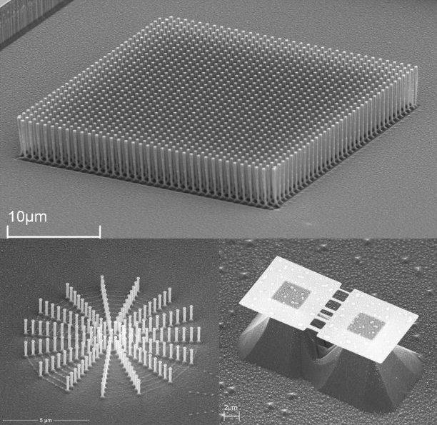 FIB nanostructures examples