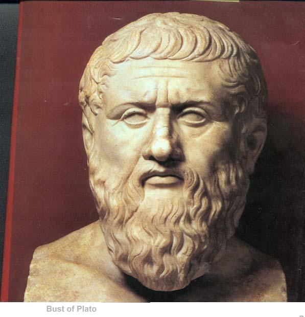 Plato (427 347 BC) Plato also introduced the idea of an animate or living cosmos - all physical and living systems are linked together into a
