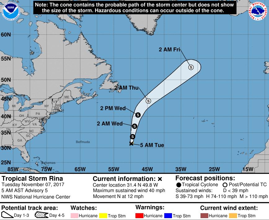 Tropical Outlook Atlantic Tropical Storm 