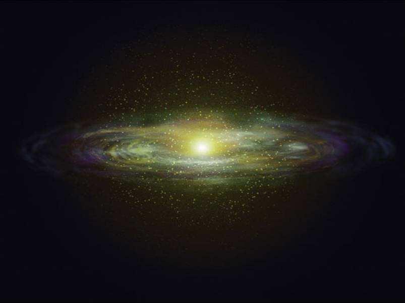 of Galaxy Formation Remaining gas settled