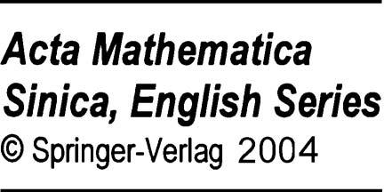 Acta Mathematica Sinica, English Series Feb., 24, Vol.2, No., pp.