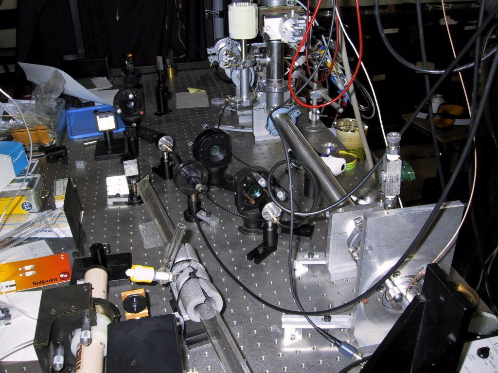 Laser Spectroscopy Cavity Enhanced