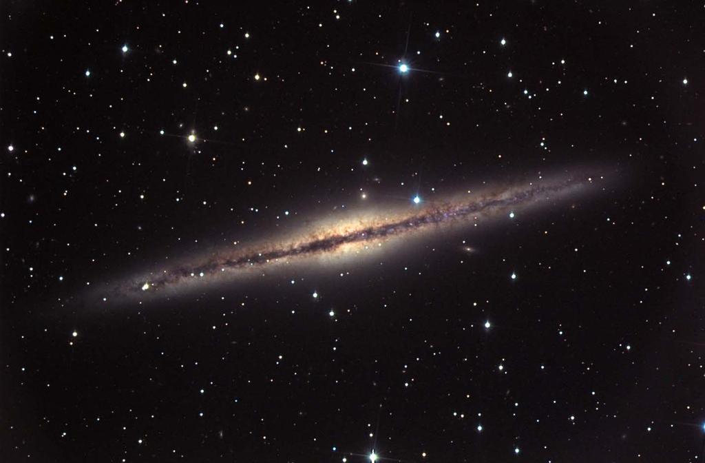 NGC 891 A spiral galaxy, seen
