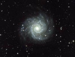 spiral galaxy, seen face-on