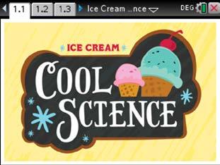 Objectives Ice Cream, Cool Science Students will identify the differences between the three main states of matter.