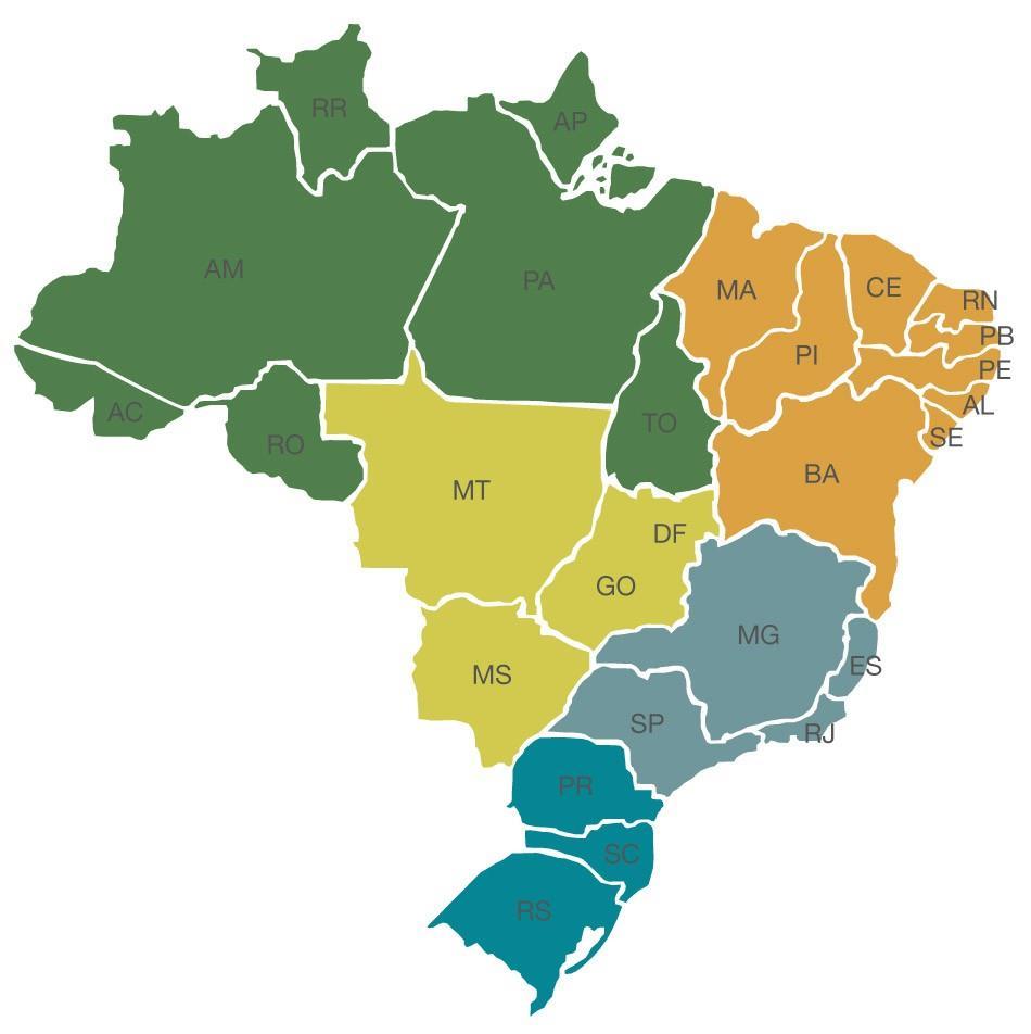 42 Lots/13 cultivars of soybean were harvested in different regions and climatic conditions of Brazil