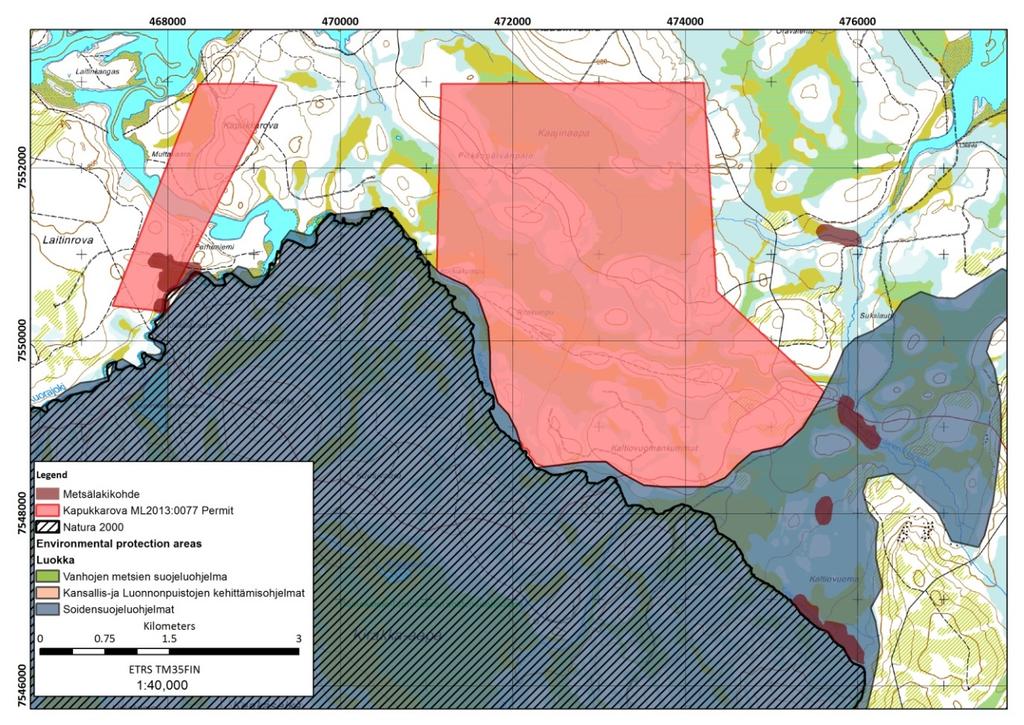 Final Report [ML2013_0077] 3 Figure 3 Environmental protection areas in the Kapukkarova