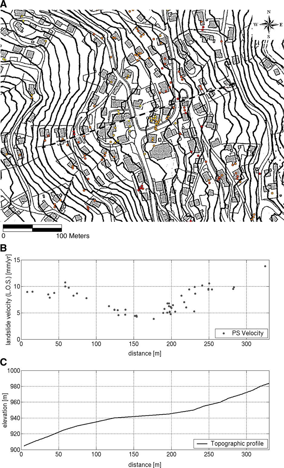 C. Colesanti, J. Wasowski / Engineering Geology 88 (2006) 173 199 191 the 16 16 km 2 area (average density of 30 PS/km 2 ). Fig.