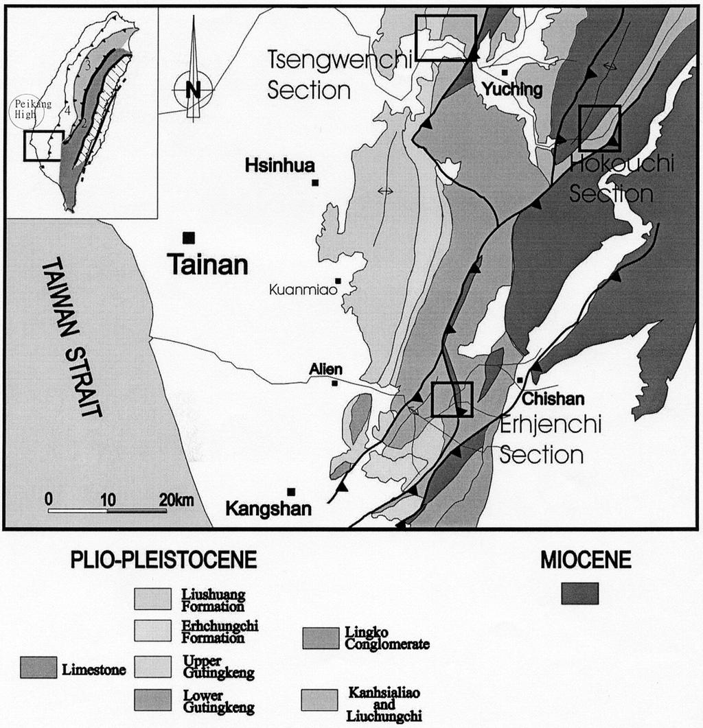 528 T.-Q. LEE AND J. ANGELIER: MAGNETIC SUSCEPTIBILITY FABRIC IN SOUTHWESTERN TAIWAN 1988).