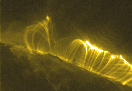 the most likely cause of the extreme heating in the chromosphere and corona? A.
