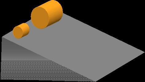 Poll 11-13-03 A small light cylinder and a large heavy cylinder are released at the same time and roll down a ramp without