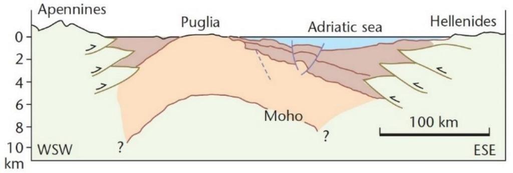 Uplift and Flexural Rigidity Uplift Flexural Rigidity o Uplift started in middle Pleistocene (Doglioni et al., 1994) associated with the deposition of two loads on the margins of Apulia.