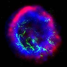 X-ray image only This image is special - it shows a supernova remnant