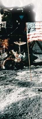 Then he stepped out onto the moon s surface, becoming the first human to set foot on the moon.
