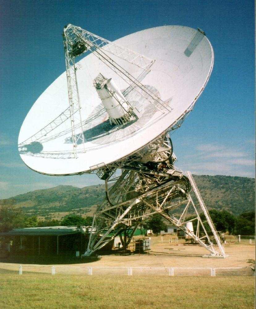 26 meter radio astronomy telescope used for geodetic Very Long Baseline Interferometry (VLBI) This telescope is used in a global network of similar