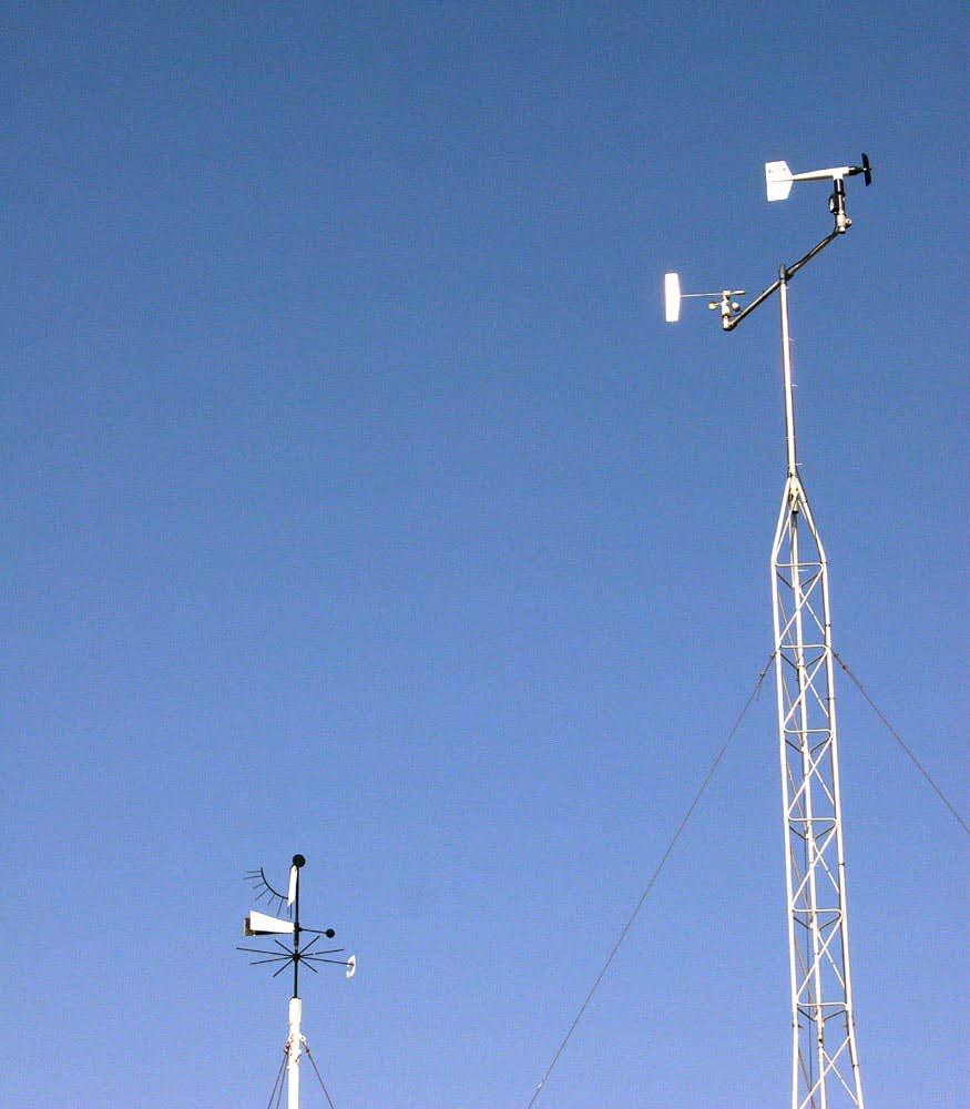 (1) Current Status of Meteorological Instrument (wind vane / anemometer) (1/2) Wind mill type