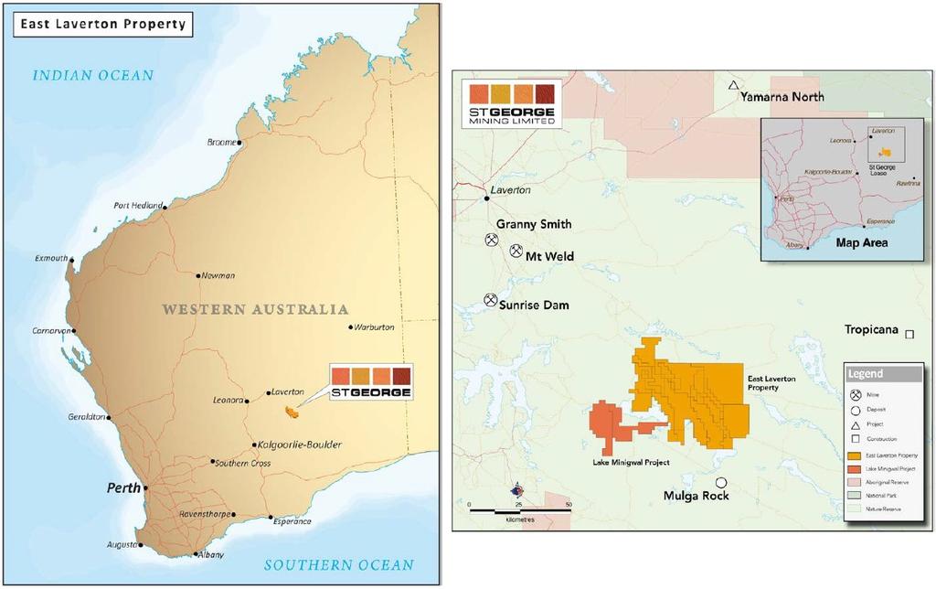 COMPANY OVERVIEW Systematic and methodical exploration over large ground package Significant technical know how St George Mining Limited [ASX: SGQ] is an ASX listed junior nickel and gold explorer.