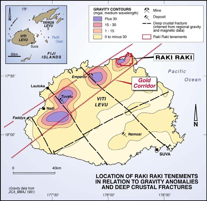 (Geopacfic), today announced that high gold in soil samples have been returned from hand auger drilling at the Raki Raki Project in Fiji.