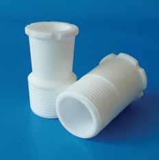 PTFE REACTOR LIDS & FITTINGS 49 Standard Taper Joint Fittings for use with COWIE PTFE Reactor Lids. Suitable for A and B length jointware.
