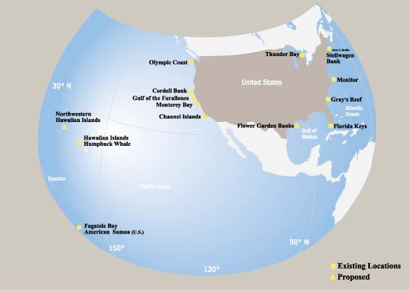 Biogeography in National Marine