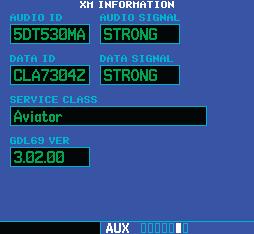 Part Two: Section 3 XM Aux Pages Winds Aloft Altitude The Winds Aloft Altitude selection provides the pilot with the ability to select any wind altitude from the ground up to 42,000 feet in 3,000