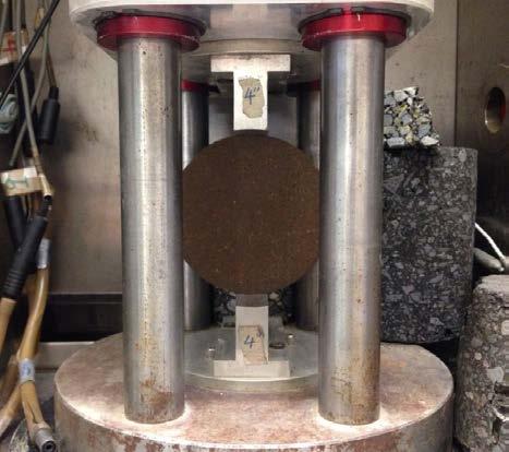 The IDT tests were performed with the GCTS device available at Washington State University. The experiments were conducted as deformation controlled with speed of 1.6 mm/min (Figure 6.18).