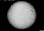 Magnetic Fields Control Much of Sun s Surface Activity Sunspots: Cooler regions where lines of force enter/leave surface.