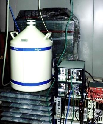 We use one of the best low background infrastructure available EDELWEISS-I shield in the LSM underground laboratory.