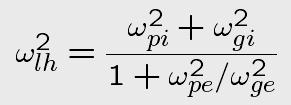 are the dielectric constants for the X-mode waves.