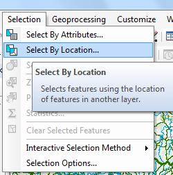 In ArcMap, use Selection/Selection by Location Select the features from the