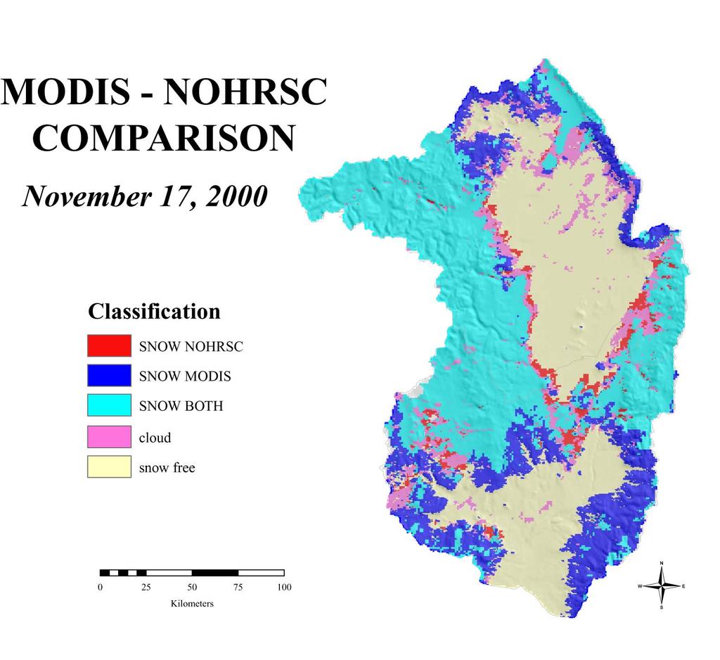 Upper Rio Grand Basin in Colorado and New Mexico Agreement between the MODIS and