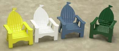 Garden Chair 3 H x 2 1 4 D x 2 3 4 W T5940 - Garden Bench 3 H x