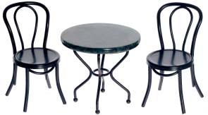 & Chair Set/3 Green EIWF538