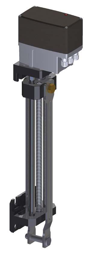 More possible applications Linearis TE Stainless steel high-helix lead screw Ø18 Lead 40 mm with optimized efficiency less turns per stroke length long-life motor slow and smooth motor movement low