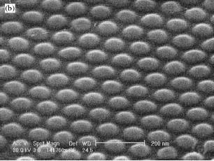 The Ge nanodots have a diameter of 80 nm and a density of ~ 10 10 cm -2 CV characteristics show a charge storage capacity of 9.